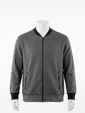 New Era Frenxh Terry Baseball Bomber Jacket Size 2XL Blank StreetwearTeam Sport